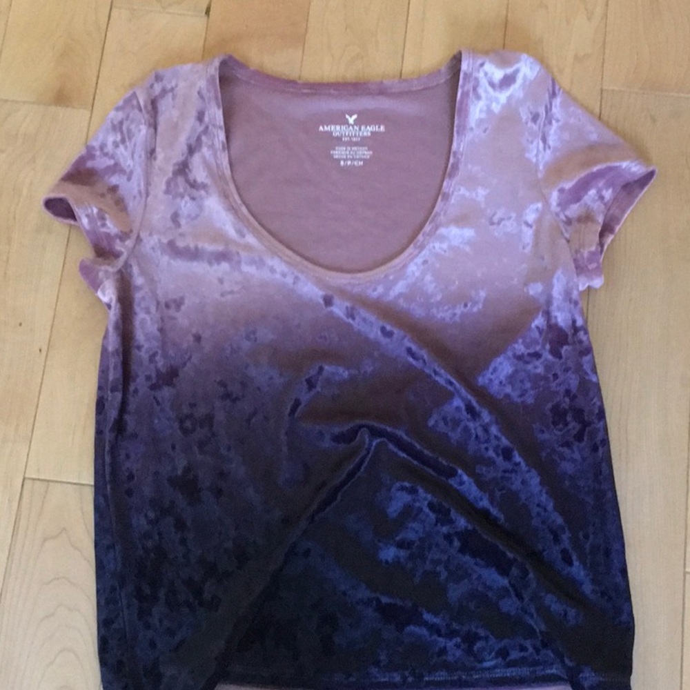 Velvet American eagle shirt